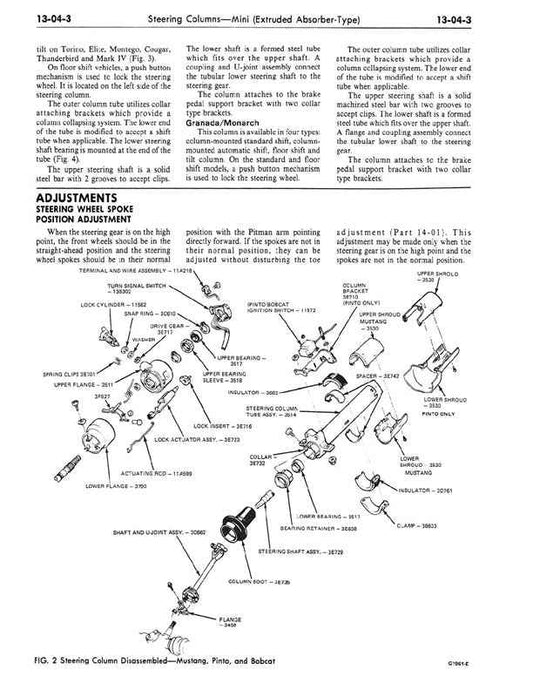 1975 to 1976 Ford Ltd Brougham Service Manual