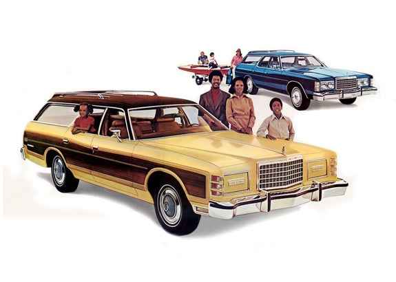 1975 to 1976 Ford Ltd Country Squire Station Wagon Service Manual