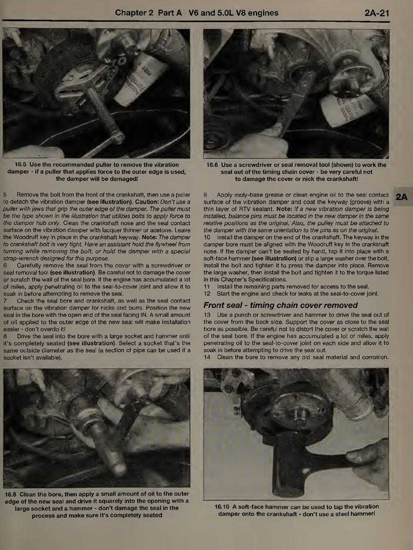 1994 to 1997 Ford Mustang Service Manual