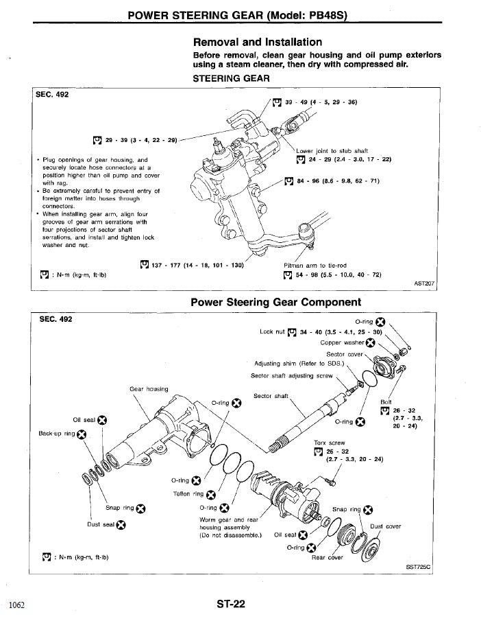 1997-2000 Nissan Frontier Pickup Truck Service Manual