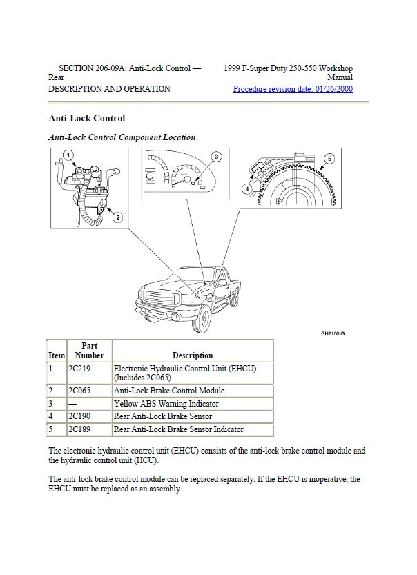 1999 to 2007 Ford F550 F-550 Super Duty Pickup Truck Service Manual