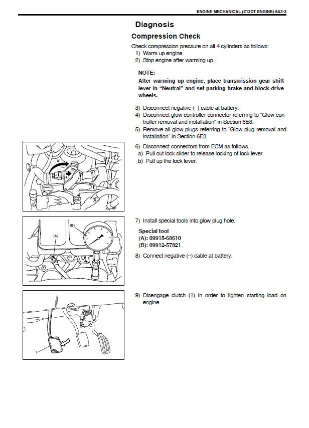 2000 to 2003 Suzuki Ignis Service Manual