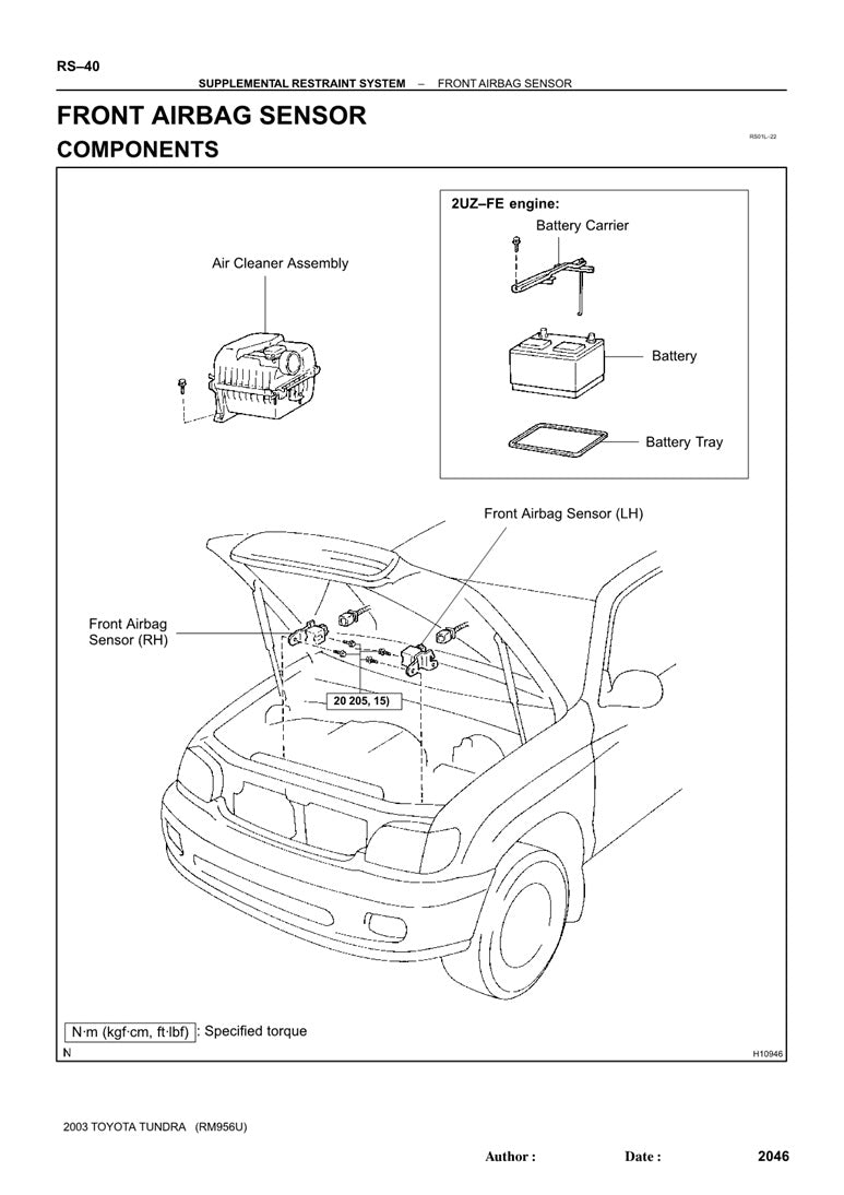 2003-2006 Toyota Tundra Truck Service Manual