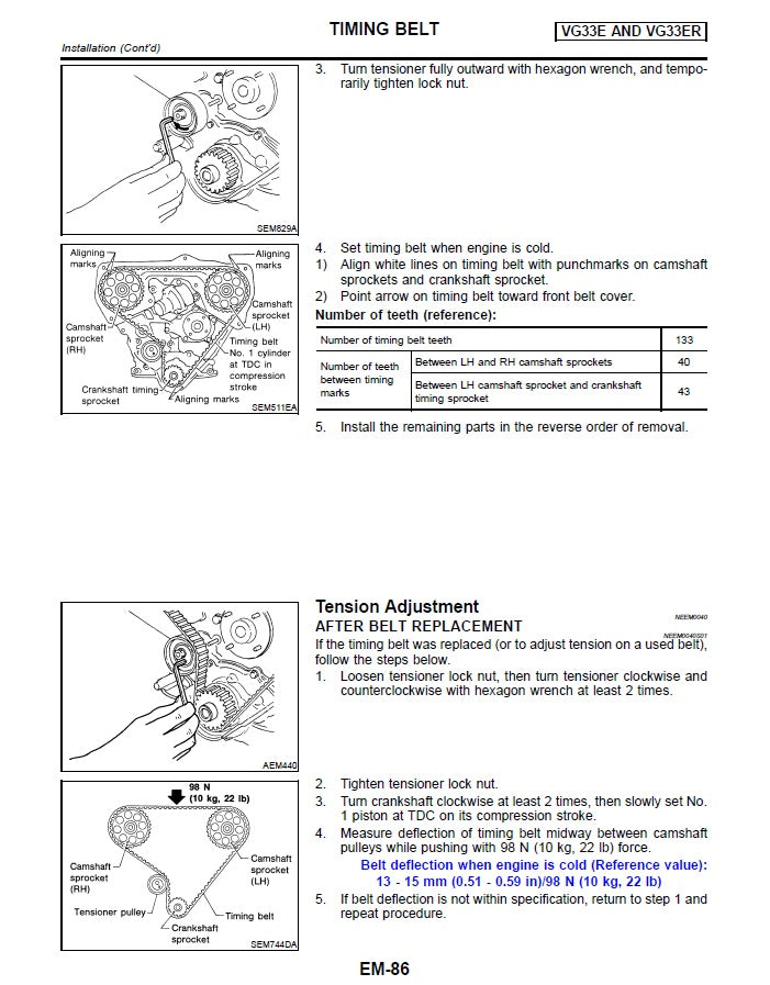 2001-2004 Nissan Frontier Pickup Truck Service Manual