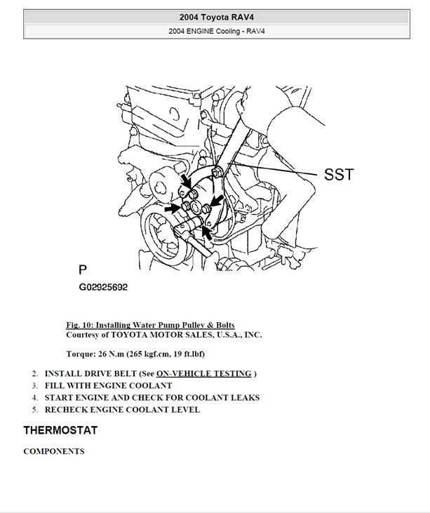 2001-2005 Toyota RAV 4 RAV4 5dr Service Manual