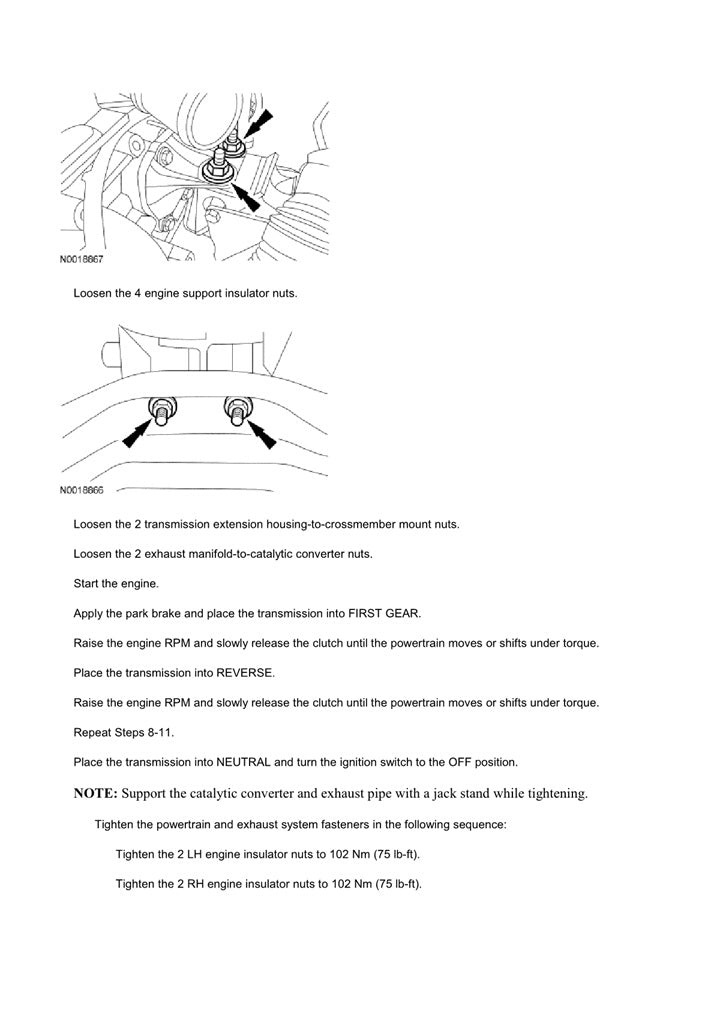 2002 to 2006 Ford Ranger Pickup Truck Service Manual