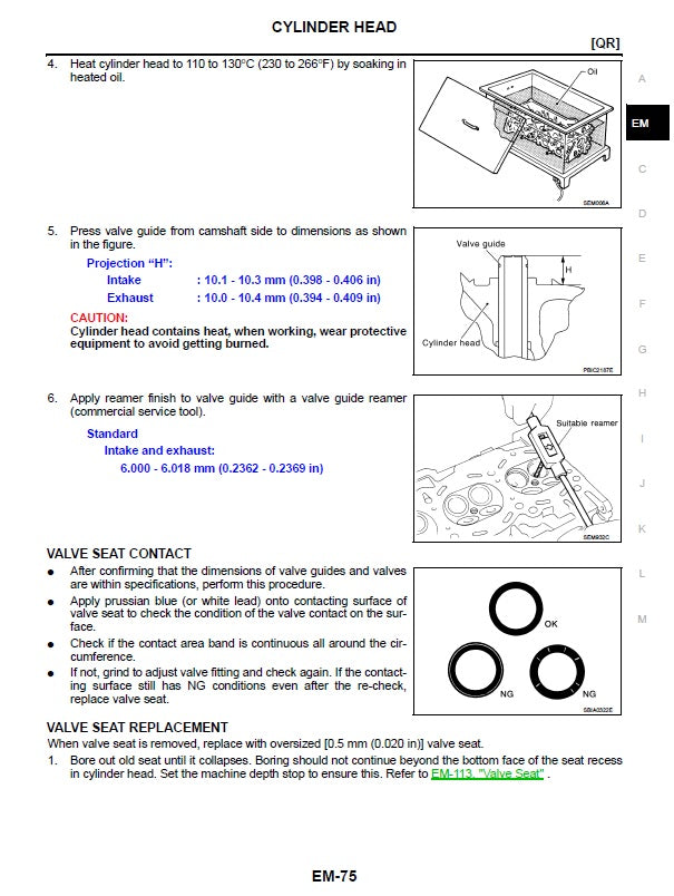 2003 to 2007 Nissan Xtrail X-Trail T30 Service Manual