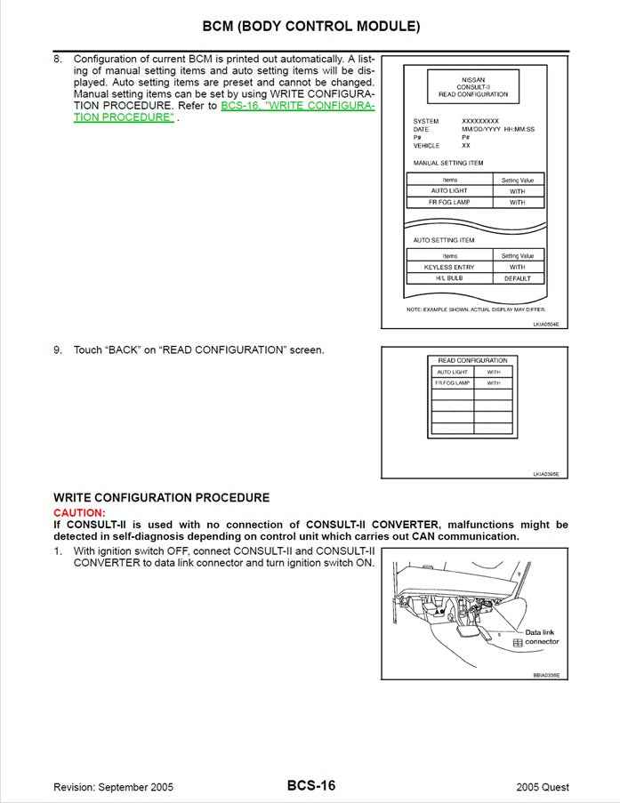 2004-2009 Nissan Quest V42 Service Manual