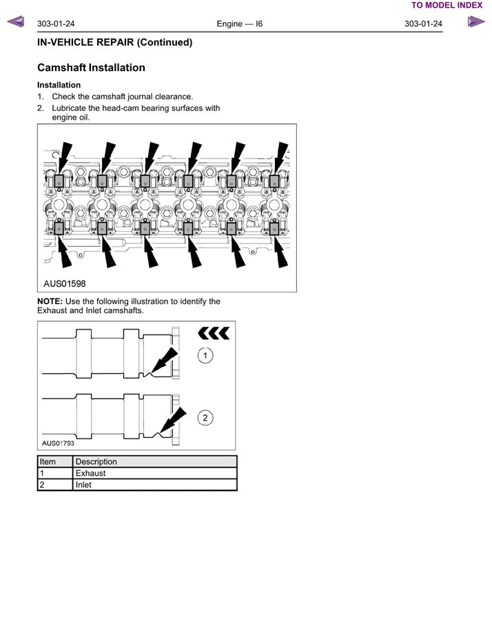 2004 to 2011 Ford Territory Service Manual