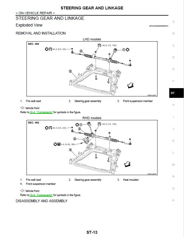 2006 to 2013 Nissan Qashqui J10 Service Manual