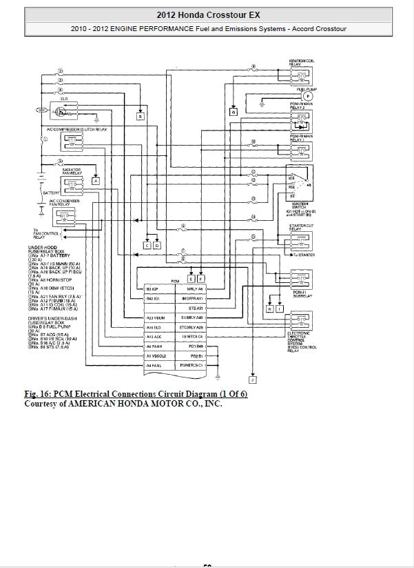 2010 to 2012 Honda Accord Crosstour Service Manual