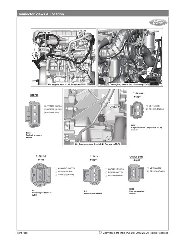 2009-2014 Ford Figo Service Manual
