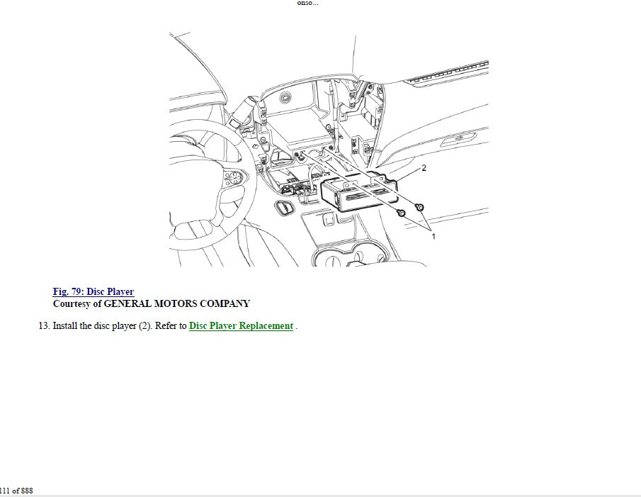 2014 to 2018 Chevrolet Tahoe Service Manual