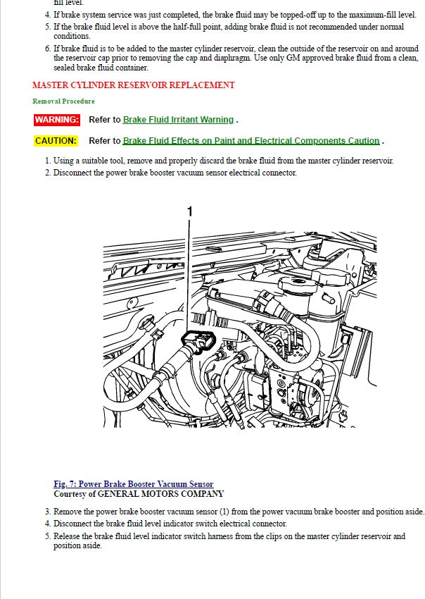 2014 to 2020 Chevrolet Impala Service Manual
