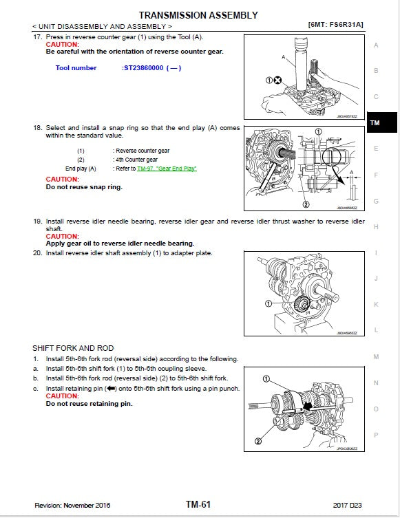 2014 Onwards Nissan Navara Pickup Service Manual