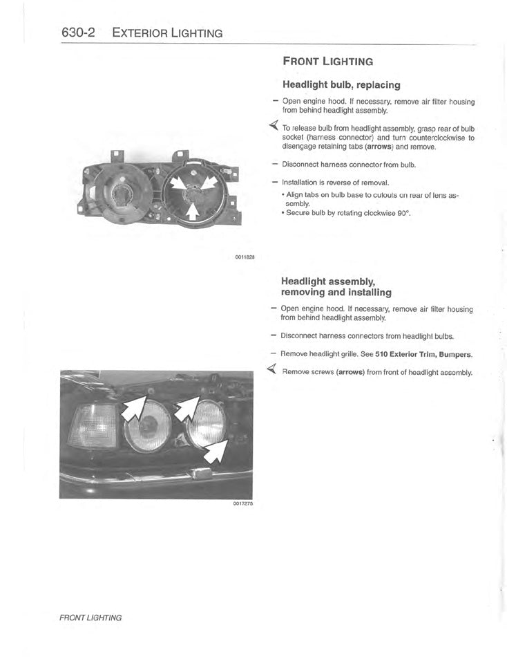 1988 to 1994 BMW 7 Series E32 Service Manual