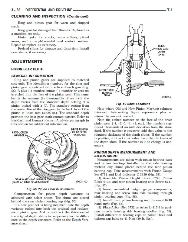1997-2006 Jeep Wrangler TJ Service Manual