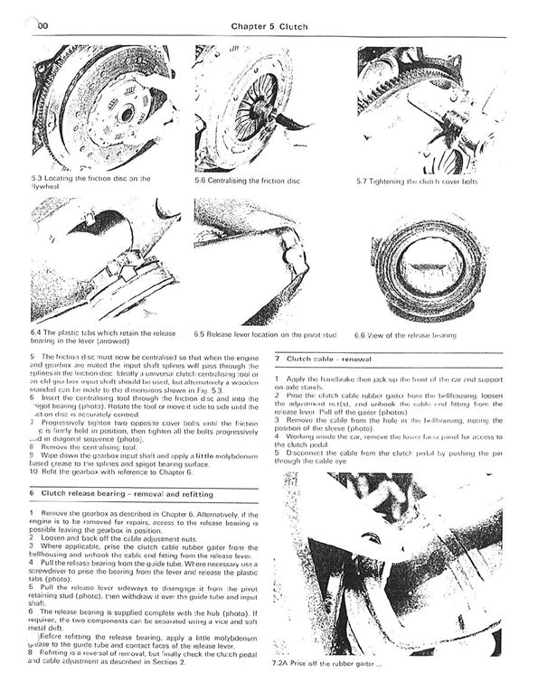1974-1987 Ford Capri V6 Service Manual