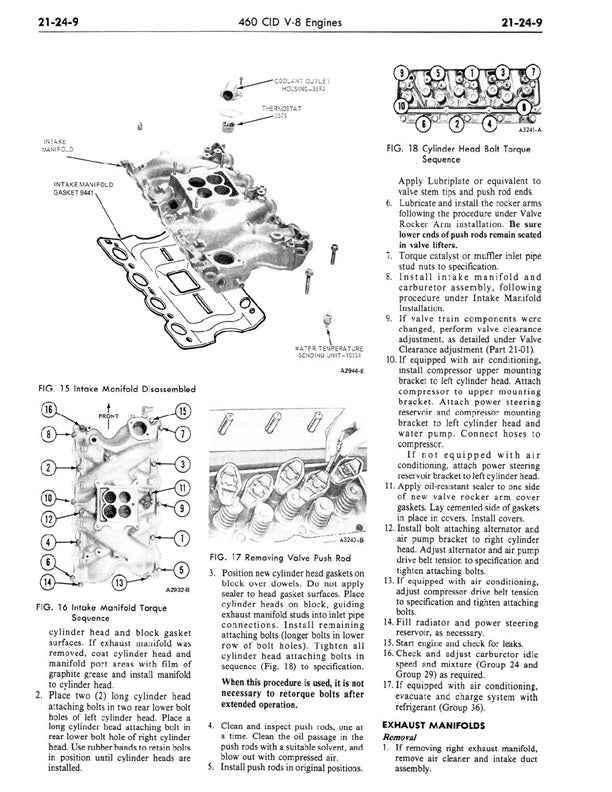 1975 to 1976 Ford Ltd Brougham Service Manual