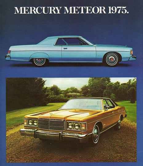 1975 to 1976 Mercury Meteor 2dr 4dr Service Manual