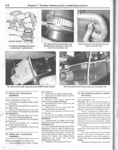 1984 to 1991 Isuzu Trooper Service Manual