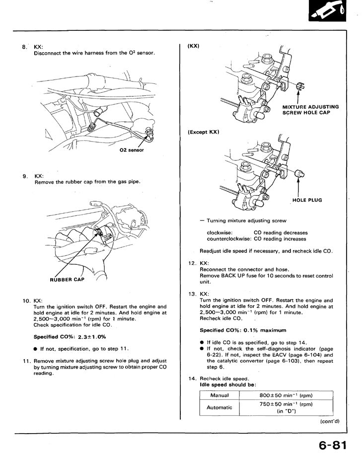 1985-1989 Honda Accord Service Manual for Repair and Maintenance