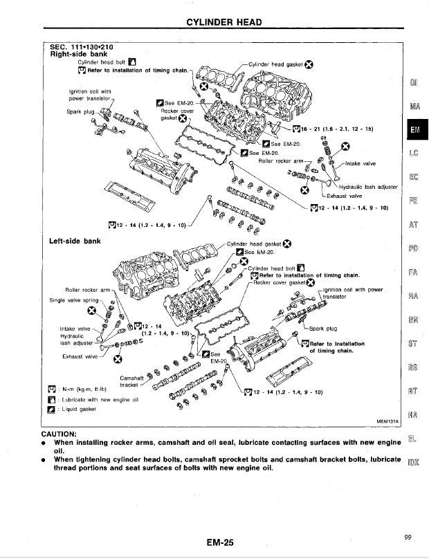 1990 to 1996 Infiniti Q45 Service Manual