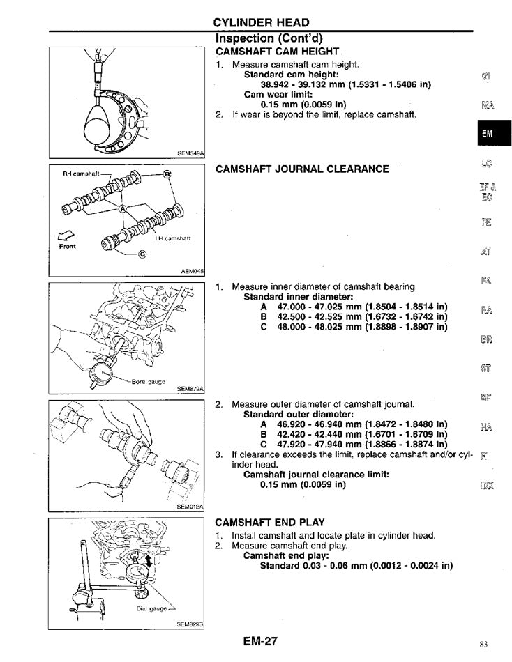 1993-1998 Nissan Quest V40 Service Manual