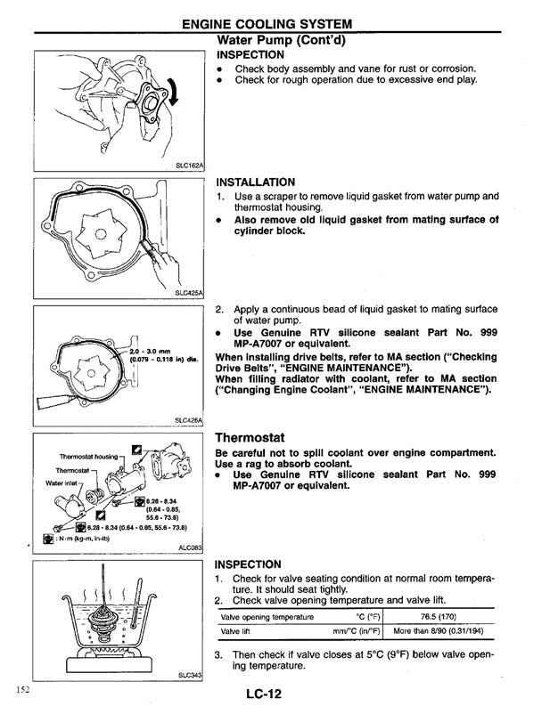 1995-1999 Nissan Sunny B14 Service Manual