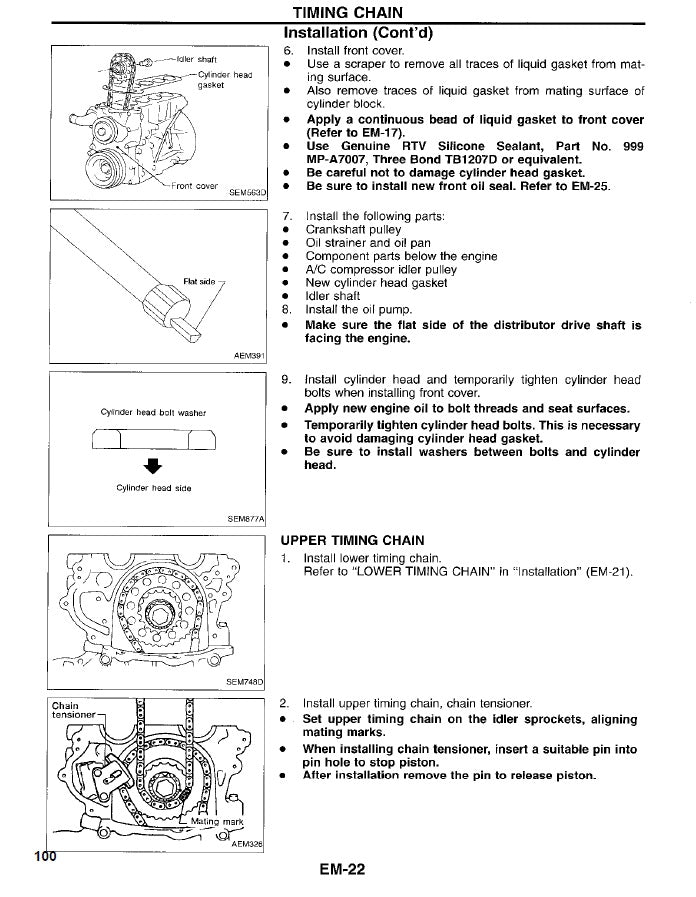 1997-2000 Nissan Frontier Pickup Truck Service Manual