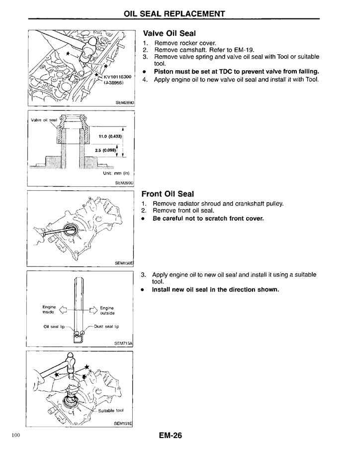 1997-2001 Nissan Altima L30 Service Manual