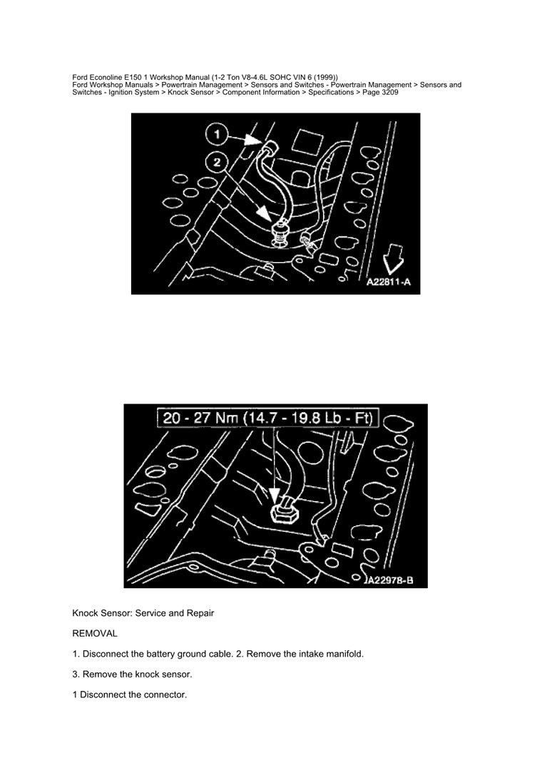 1997 to 2002 Ford E150 E-150 Econoline Service Manual