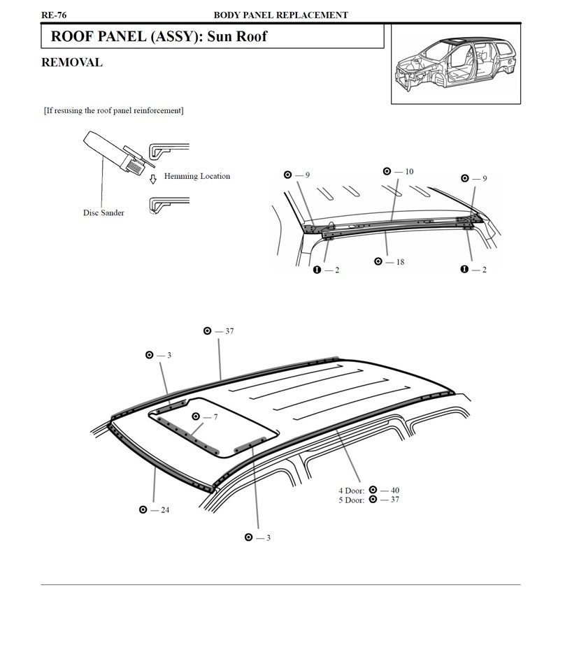 1998-2003 Toyota Sienna Service Manual