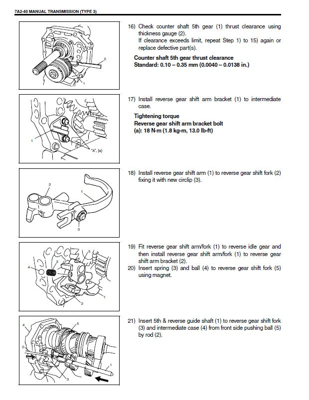 1998 to 2005 Suzuki Grand Vitara Service Manual
