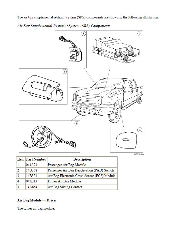 1999 to 2007 Ford F450 F-450 Super Duty Pickup Truck Service Manual