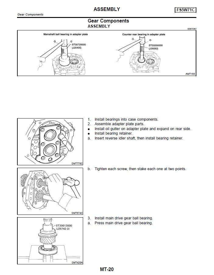 2001-2004 Nissan Frontier Pickup Truck Service Manual