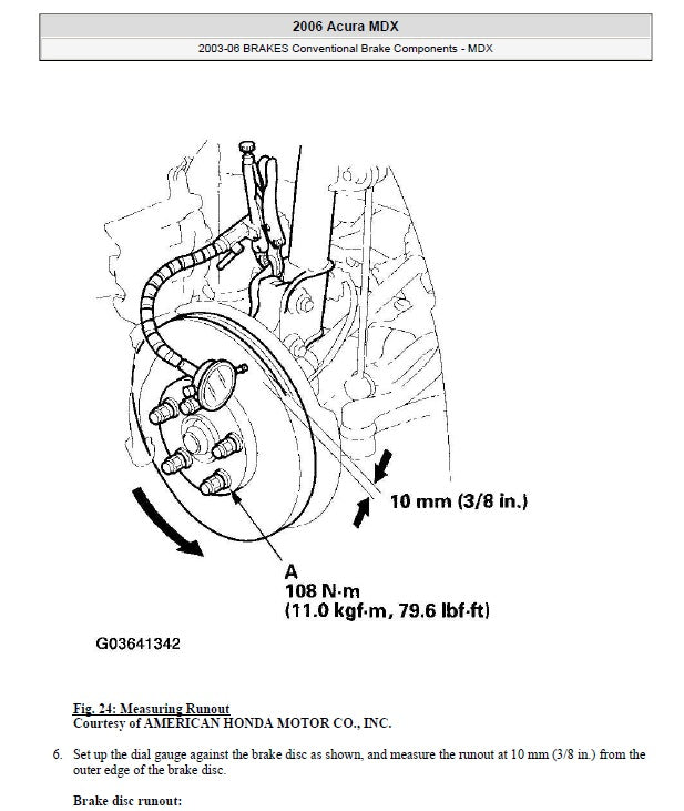 2001-2006 Acura Integra MDX Service Manual for Repair and Maintenance