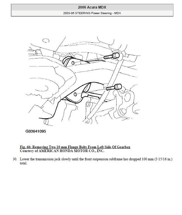 2001-2006 Acura Integra MDX Service Manual for Repair and Maintenance