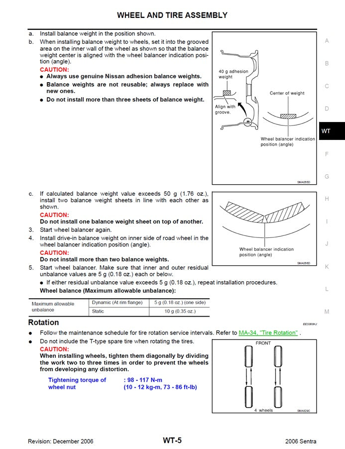 2000-2006 Nissan Sentra B15 Service Manual