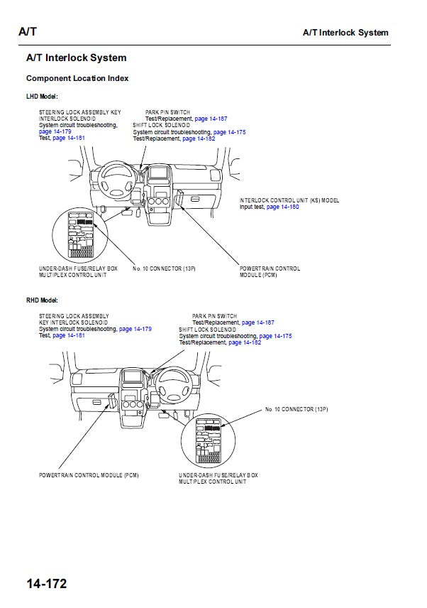 2002 to 2005 Honda CRV CR-V Service Manual