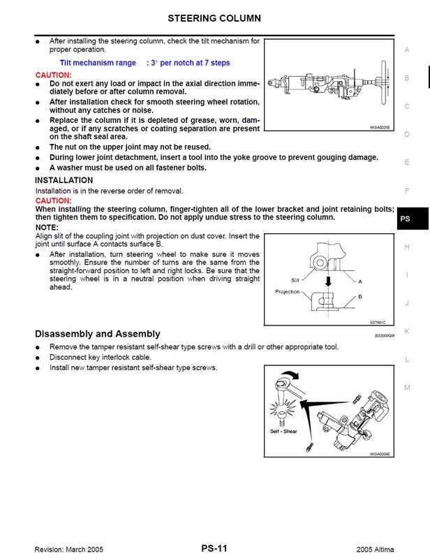 2002-2006 Nissan Altima L31 Service Manual