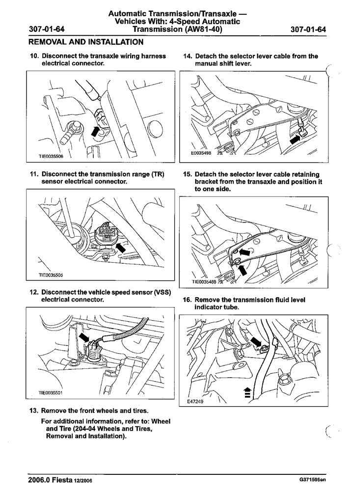 2002-2008 Ford Fiesta Service Manual
