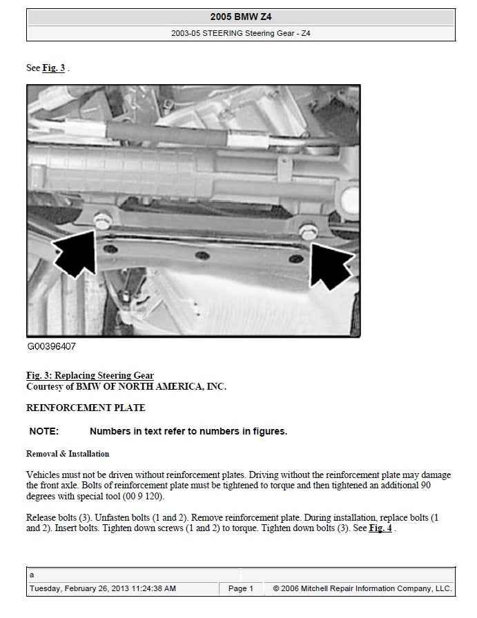 2003 to 2005 BMW Z4 Series E85 E86 Service Manual