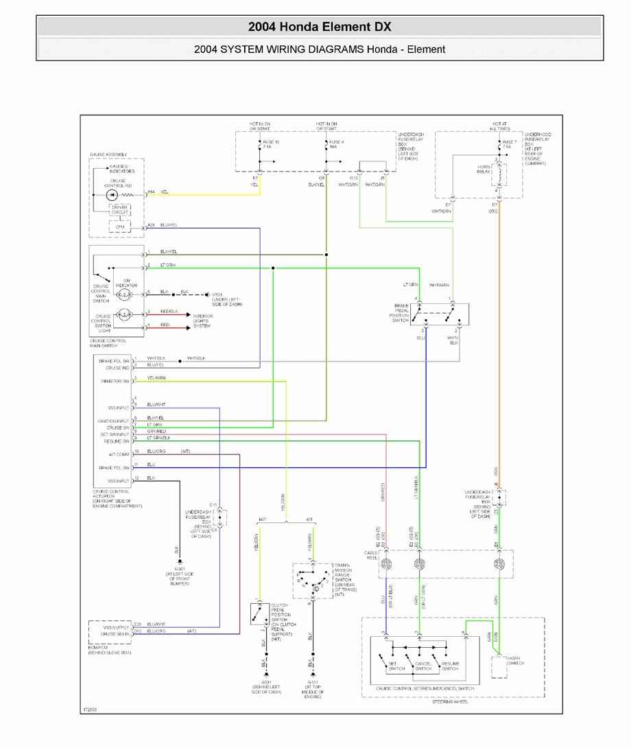 2003-2006 Honda Element Service Manual