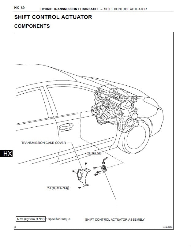 2003-2009 Toyota Prius Hybrid Service Manual