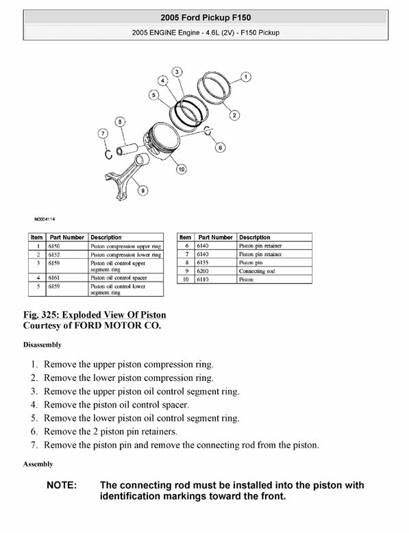2004-2008 Ford F150 Pickup Truck Service Manual