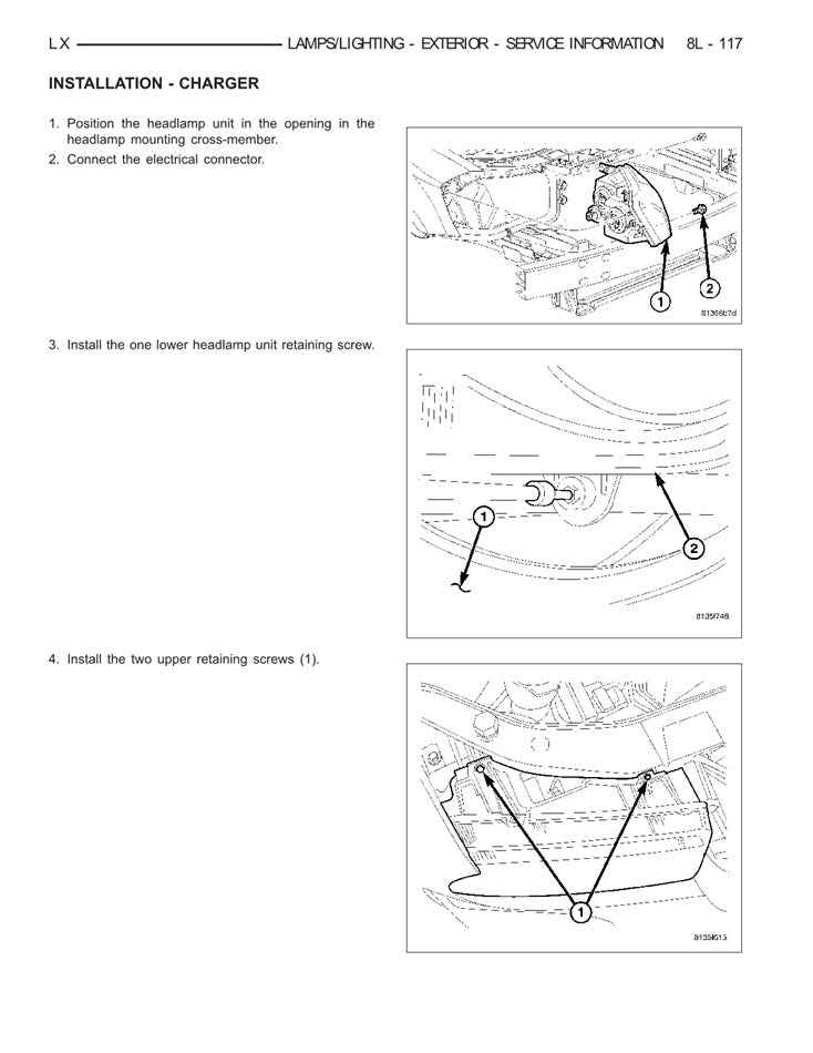 2004 to 2010 Chrysler 300C 300 Service Manual