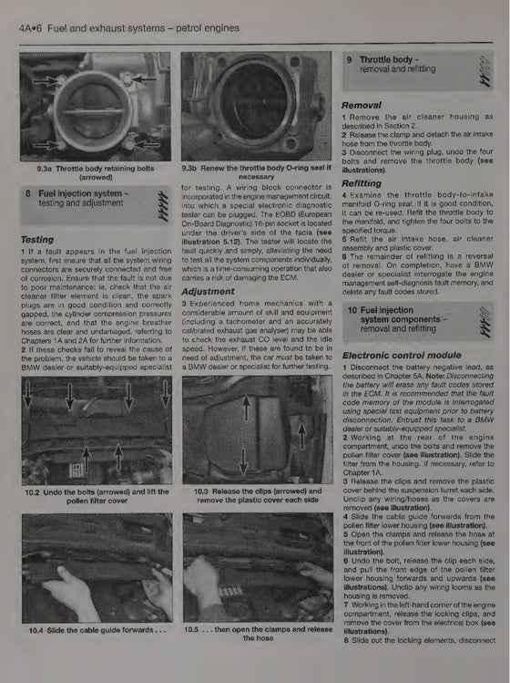 2004 to 2011 BMW 1 Series (E87 5 Door) Service Manual