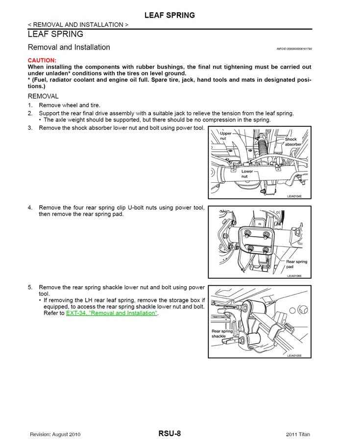 2004-2015 Nissan Titan Service Manual