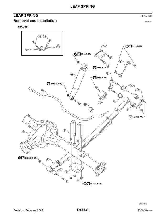 2005-2008 Nissan Xterra Service Manual